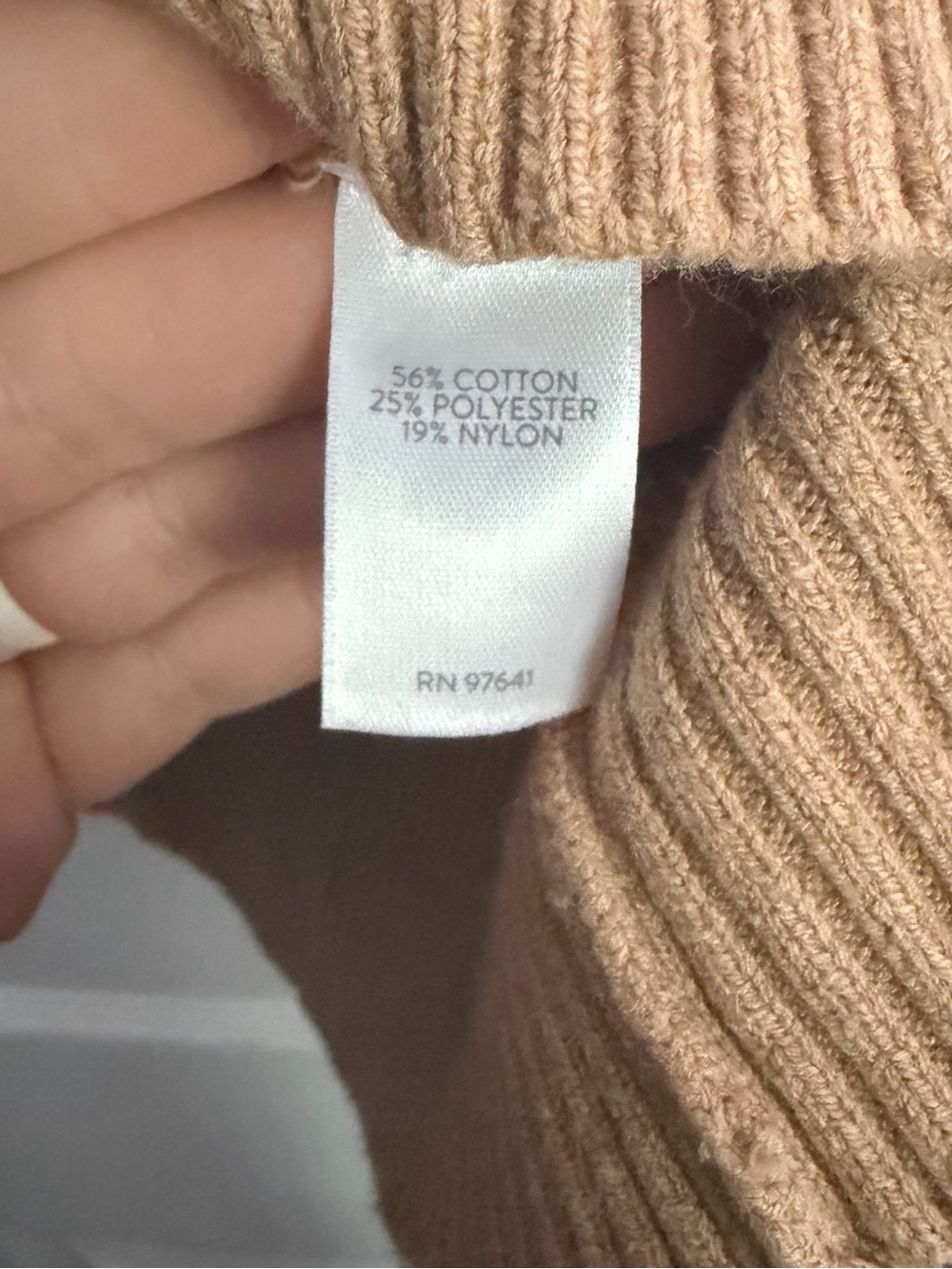 J. Jill Camel and Black Striped Crewneck Sweater - Picture 4 of 6